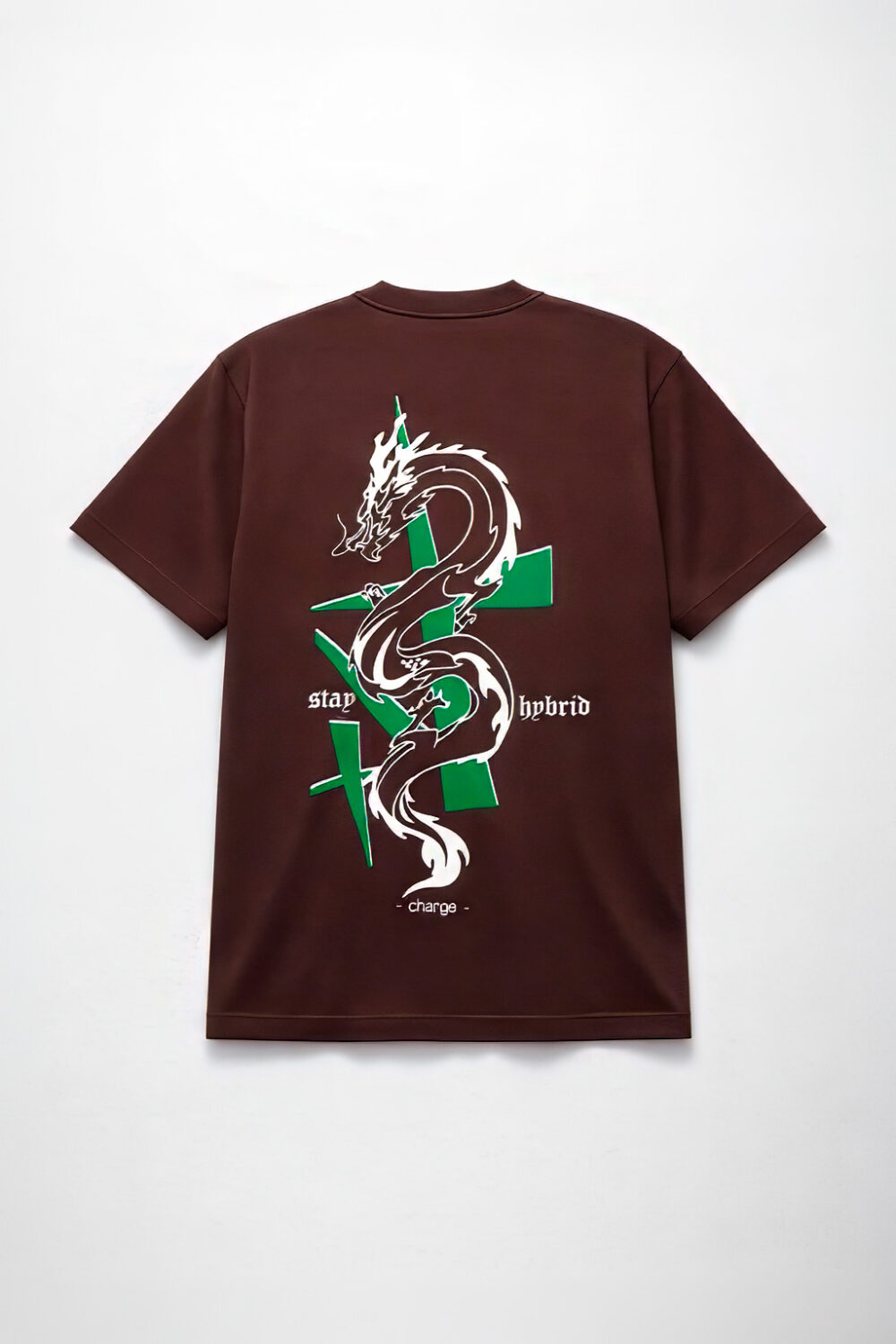Camiseta Oversize Ascend Marrón